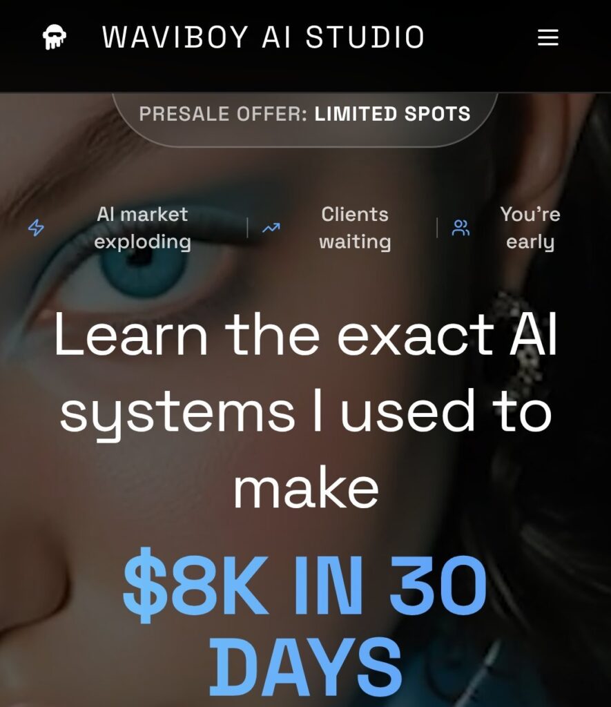 Waviboy AI Studio Course – Learn the exact AI systems